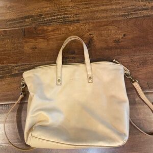 American Leather Co leather tote crossbody